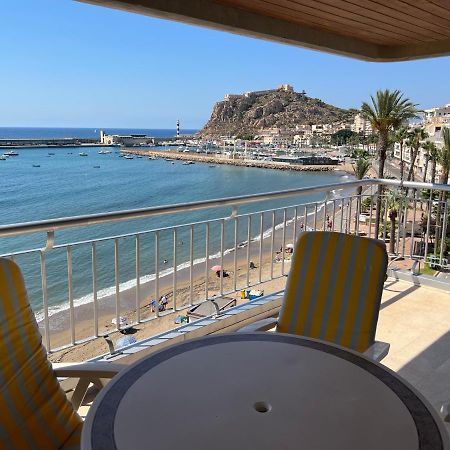 Primera Linea De Playa En Bahia De Levante, Vistas Panoramicas Águilas Kültér fotó
