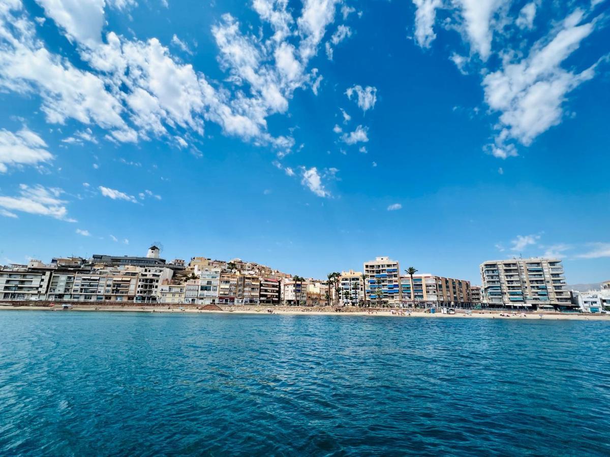 Primera Linea De Playa En Bahia De Levante, Vistas Panoramicas Águilas Kültér fotó