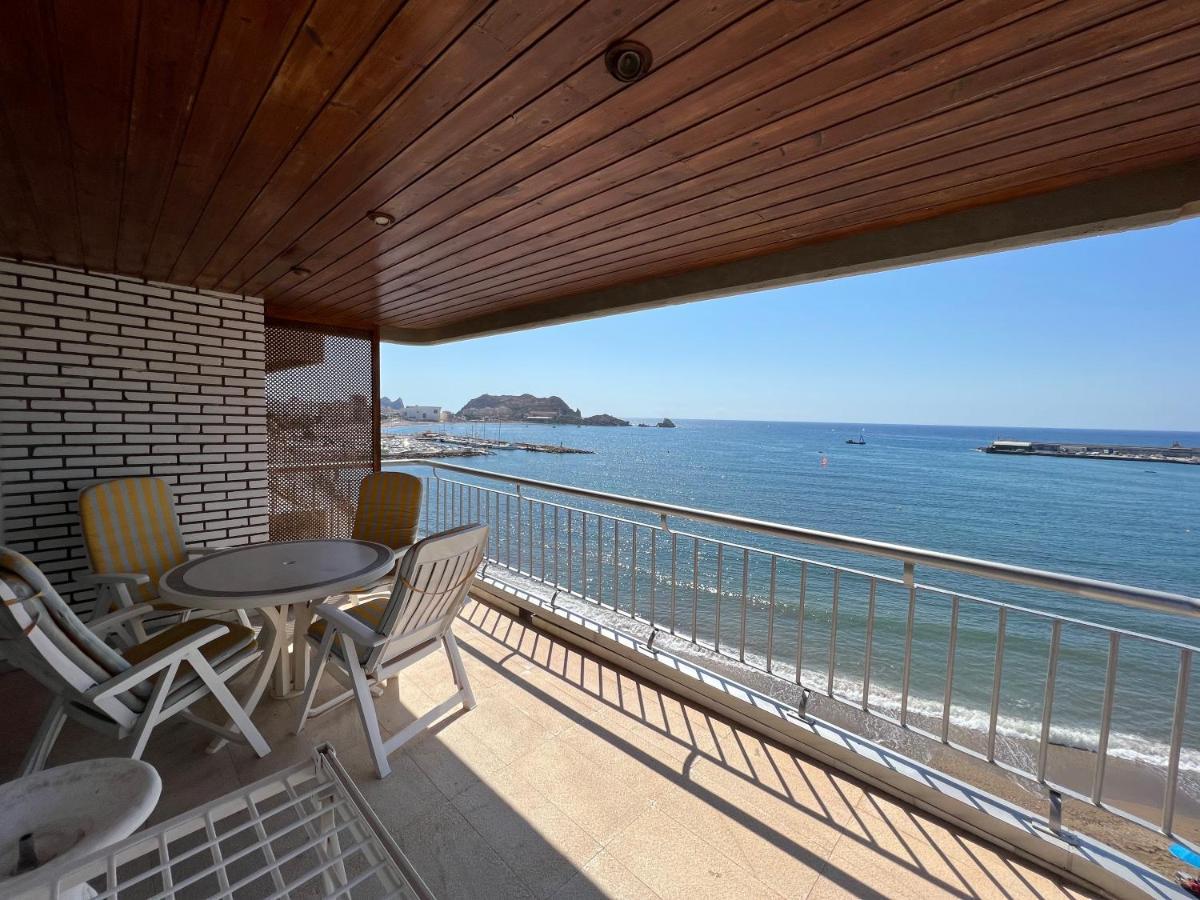 Primera Linea De Playa En Bahia De Levante, Vistas Panoramicas Águilas Kültér fotó