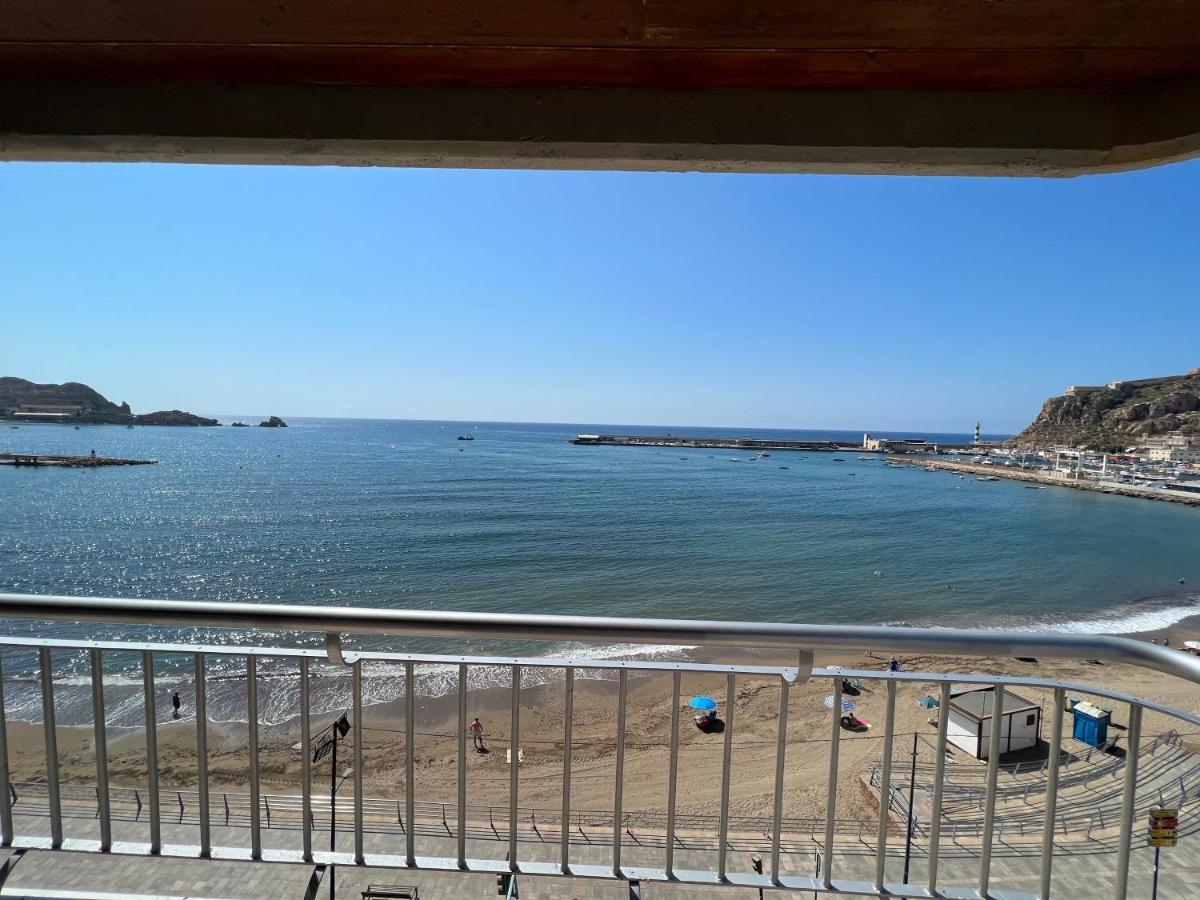 Primera Linea De Playa En Bahia De Levante, Vistas Panoramicas Águilas Kültér fotó