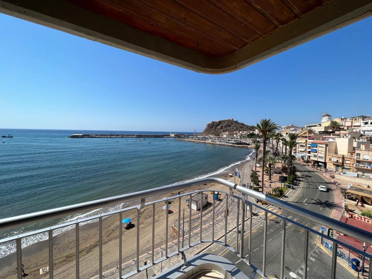 Primera Linea De Playa En Bahia De Levante, Vistas Panoramicas Águilas Kültér fotó