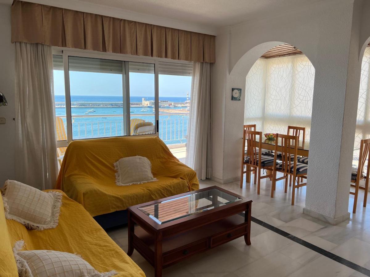 Primera Linea De Playa En Bahia De Levante, Vistas Panoramicas Águilas Kültér fotó