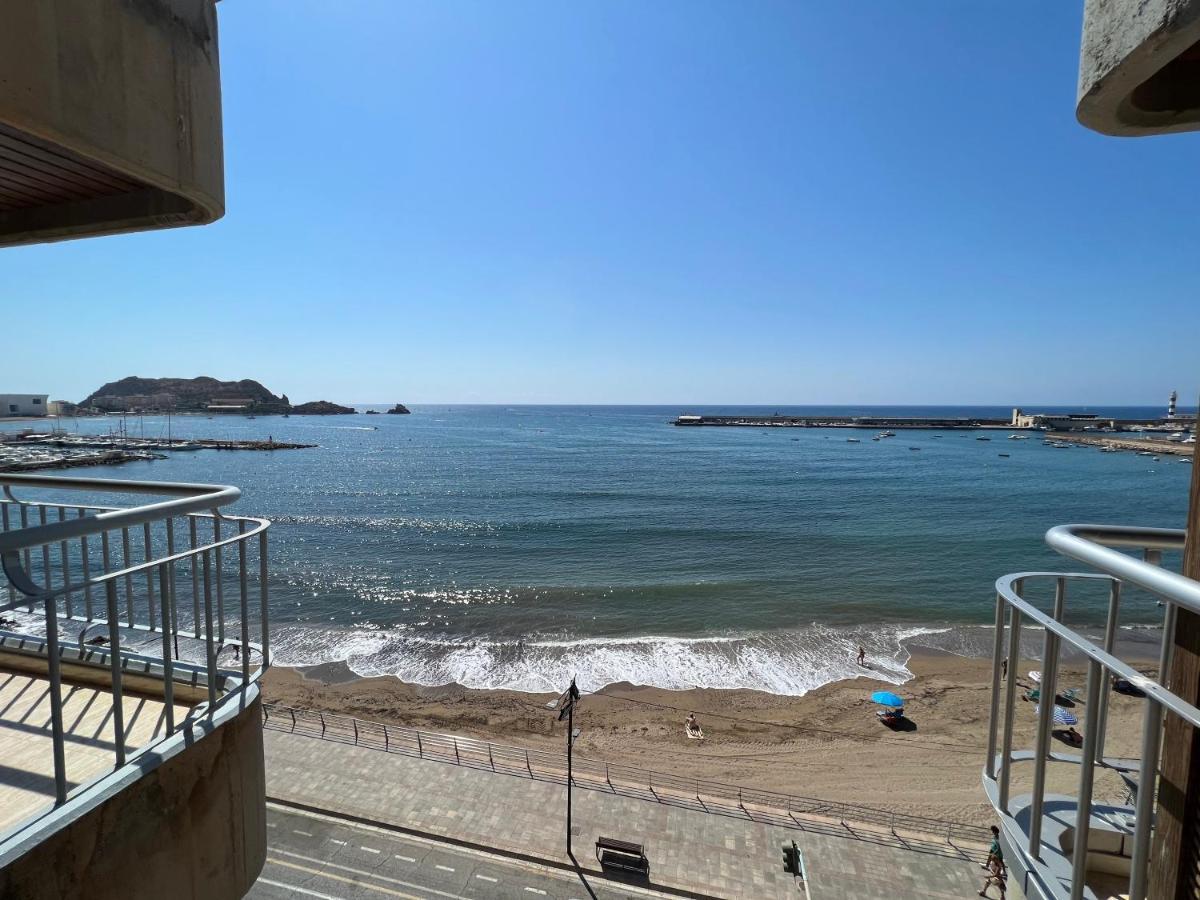 Primera Linea De Playa En Bahia De Levante, Vistas Panoramicas Águilas Kültér fotó